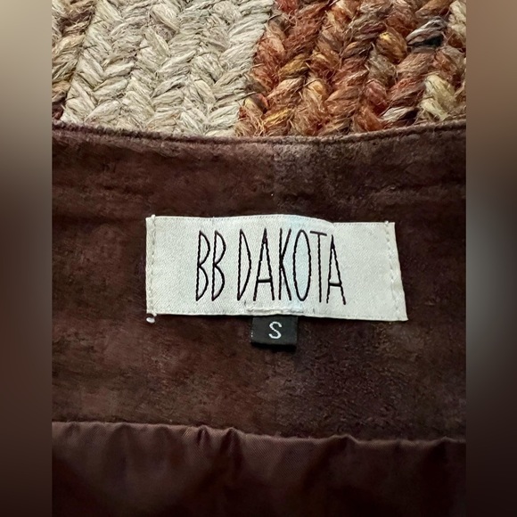 Vintage 80’s/90’s patchwork suede skirt women’s size small - Picture 9 of 10